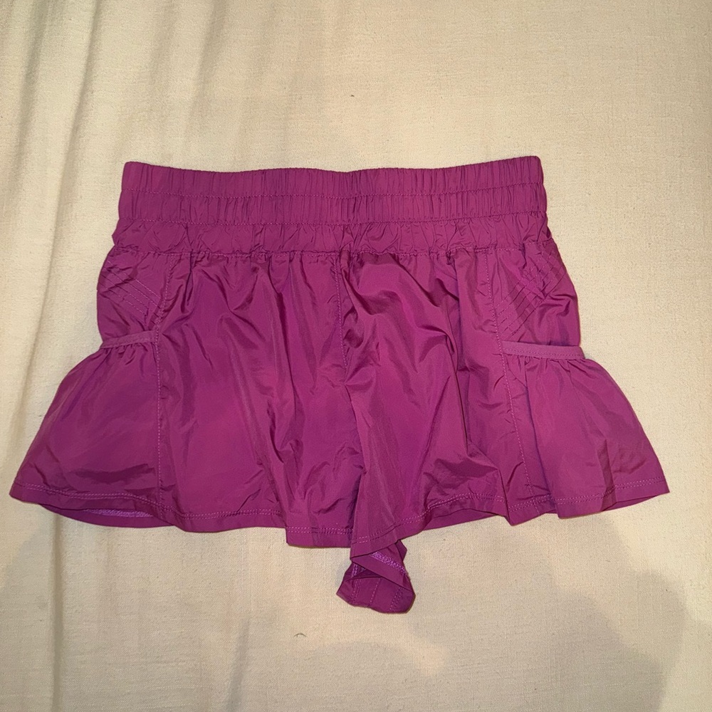 Get Your Flirt On Shorts in Purple